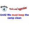 We must keep the camp cleanRules and suggestions pptμ