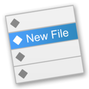 new file menu mac°