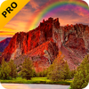 ħ��ɽ�嶯̬��ֽ(Red mountain Pro Live Wallpaper)APP