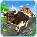 Angry Bull Run:Farm Animal Escape Subway Rush(Angry Bull Run)