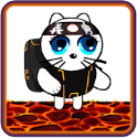 Kitty Ninja over lava(սԾ)