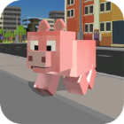 Blocky City Pig(ģ)