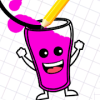 Happy Milkshake Glass(��������������)