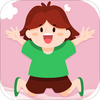 Happy puzzle girl