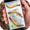 ������ֻ���Ļ������( Worm crawls on Phone joke)