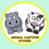 Animal Cartoon Stickers���￨ͨ��ֽ