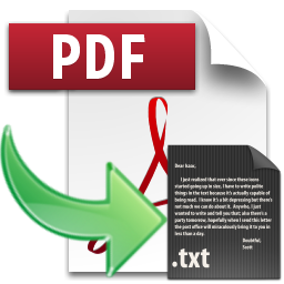 pdfDtxtTriSun PDF to Text