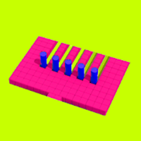 Sticking Cubes((Sticky Block))