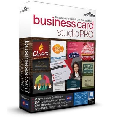 名片设计软件Summitsoft Business Card Studiov5.0.3 免费版