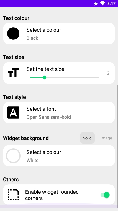 Any Text Widget(׿С)