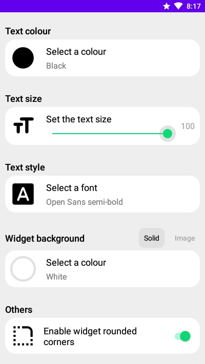 Any Text Widget(׿С) v1.1 ׿