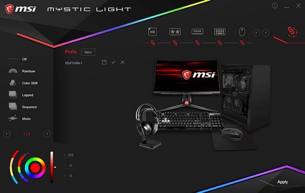 MSI Mystic Light(΢RGBܛ) 