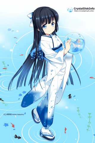 CrystalDiskInfo 5 Shizuku Edition - 有妹子会卖萌的磁盘工具 1