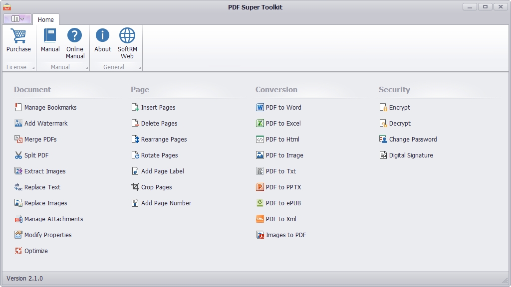 PDF(j)Softrm PDF Super Toolkit v2.2.0 ٷM(fi)