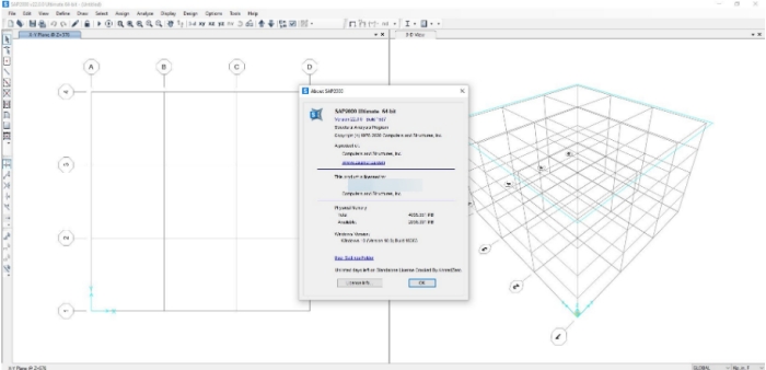 3D̽ģܛ(CSI SAP2000 Ultimate 2020) v22.1.0 Build 1587°