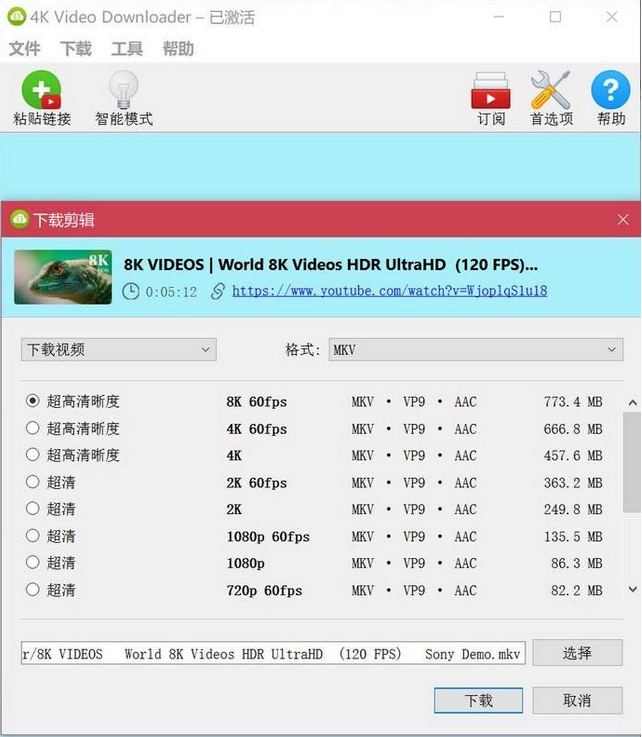 视频下载工具已激活中文便携版 4k Video Downloader Portable下载v4 16 1 4270无需激活码序列号绿色版 西西软件下载