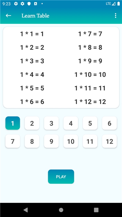 数学表 Maths Tables 下载v1 0安卓版 西西软件下载