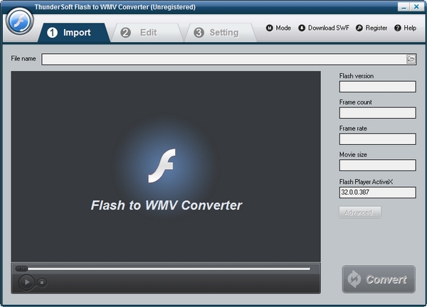 ๦ҕlʽDQ(ThunderSoft Flash to WMV Converter) v4.1.0.0M