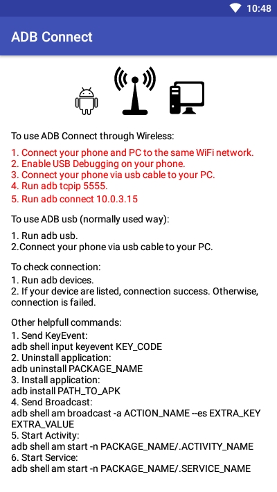 ADB Connect(无线ADB调试)