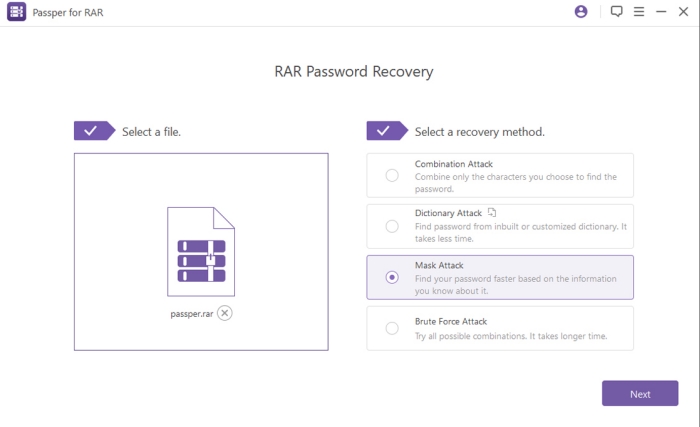 sļܴa֏(f)(Passper for RAR) v 3.6.0.1M(fi)