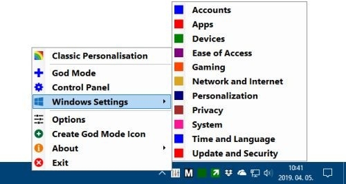 Win10 All Settings