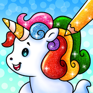 Unicorn Glitter Coloring()