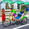 Bicycle Tuk Tuk Auto Rickshaw : New Driving Games(����Զ����������°�)