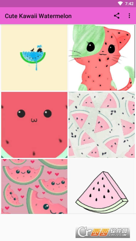 ϱֽCute Kawaii Watermelon