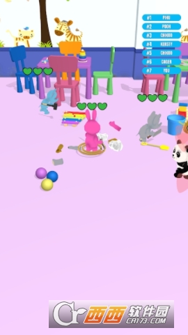 ߴսToys Fight Bears and Rabbits