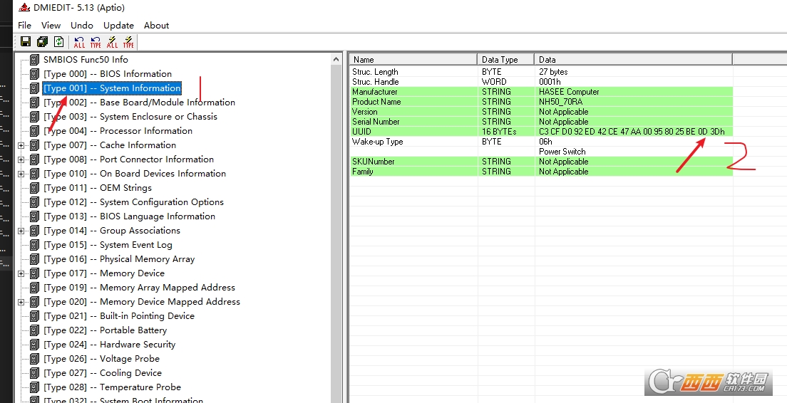 AMIBIOS DMI EDITOR改主板序列号(支持任何游戏)