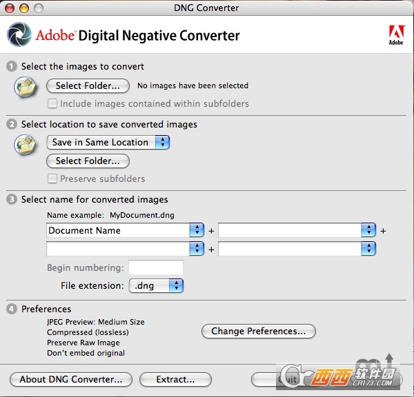 Adobe DNG Converter(RAWתDNGʽ)