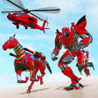 Flying Police Helicopter Horse Robot Transformation(ս)v2.0׿