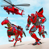 Flying Police Helicopter Horse Robot Transformation(��������ս��)