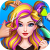 Hair Stylist Fashion Salon Rainbow Unicorn Hair(СС���ݷ���ʦ)