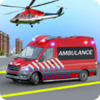 Heli Ambulance Simulator 2020: 3D Flying car games(ֱ���������Ȼ�)