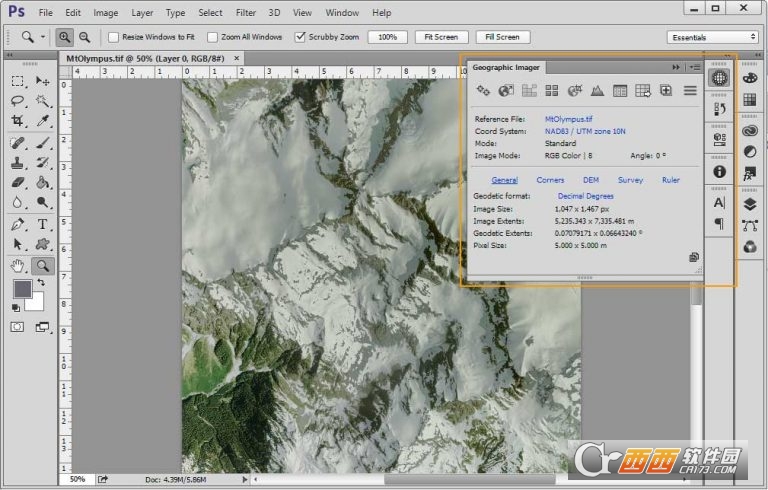 Avenza Geographic Imager for Adobe PhotoshopM v6.3.1b