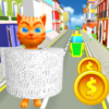 Toilet Paper Cat Run(��ֽè������)