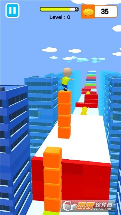 Cube Surfing Block Ride 3d