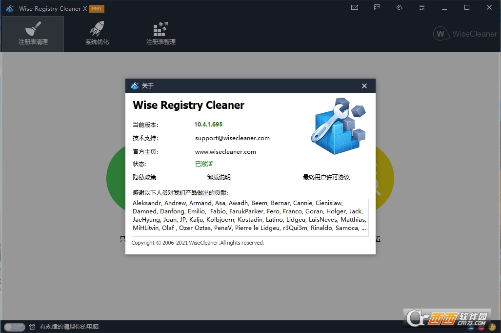 Wise Registry Cleaner X ProGɫļ V10.8.3.704M