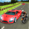 Sports Car vs Moto Bike Riding(Ħ�г��Ծ�����)