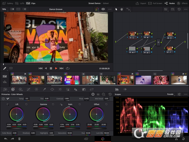 DaVinci Resolve for iPad_(d){(dio)ɫ v18.1.2 ֙C(j)