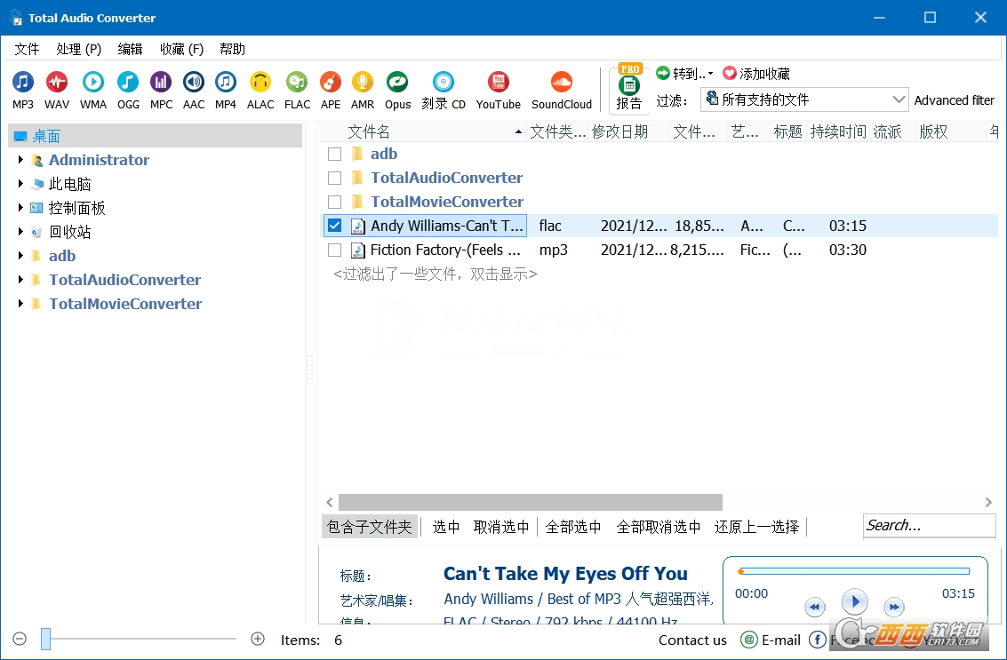 Total Audio Converter软件中文免激活便携版 v6.1.0.267免费绿色版