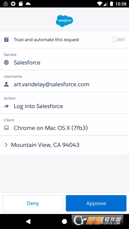 Salesforce Authenticatorɲ(yn)C