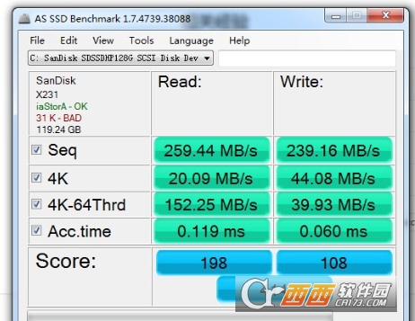 SSDרò(AS SSD Benchmark)