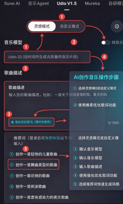 Sunoai中文站音乐创作平台 Sunoai中文站音乐创作平台