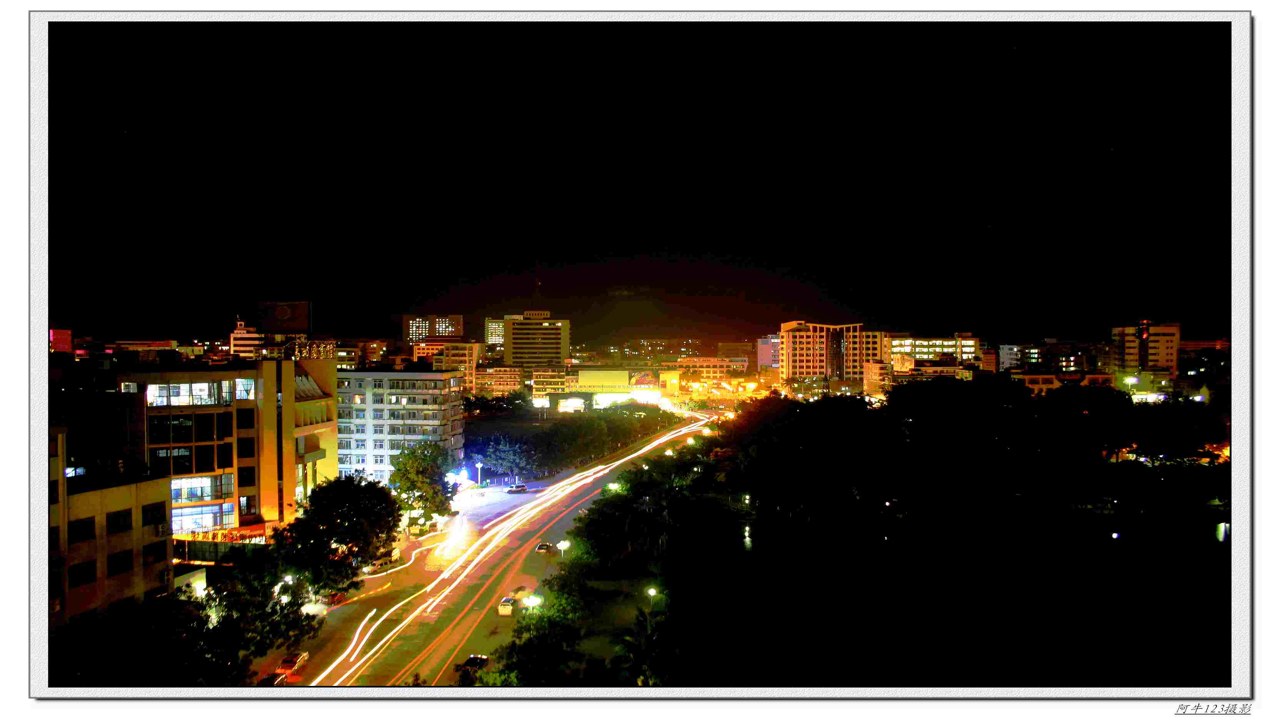 南方小城治愈系街景精选高清夜景