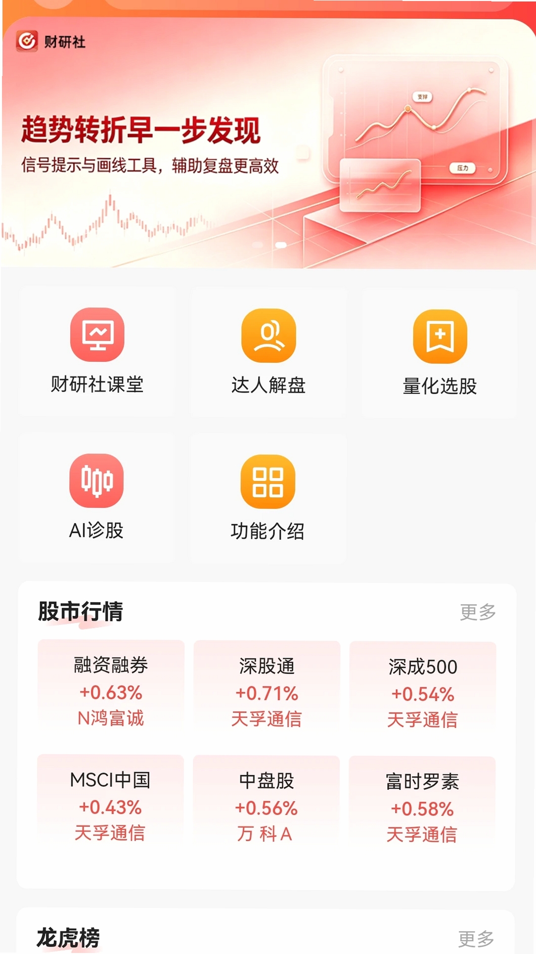 财研社运行截图