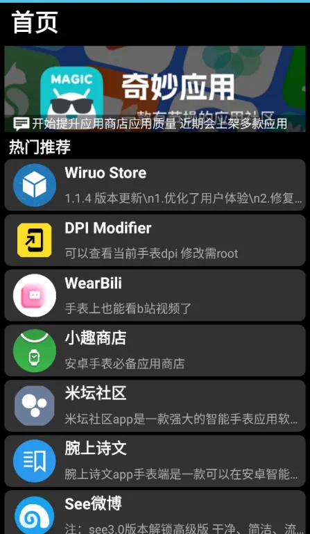 wiruo store应用市场安卓版运行截图