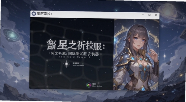 阿索拉:星之祈愿国际测试服安装器主界面预览图