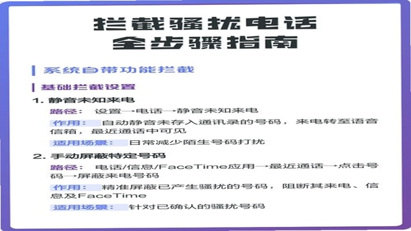 拒扰熊骚扰电话拦截 安装设置教程